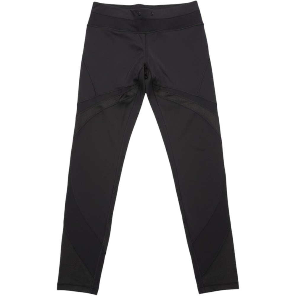 FP Movement Free People Black Mesh Ribbed Panel Leggings Size Small